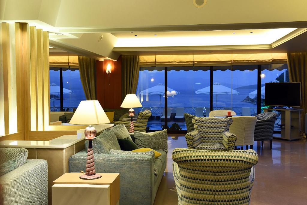 Posezení v ubytování King Minos Hotel
