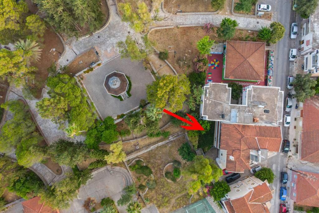 Widok z lotu ptaka na obiekt Central & Elegant Suite with private garden