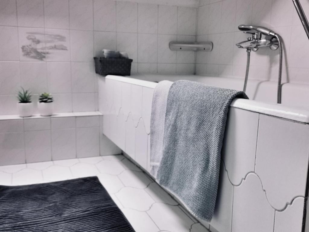 Postel nebo postele na pokoji v ubytování Anita Apartman