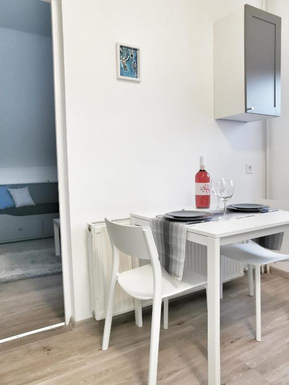 Kuchyň nebo kuchyňský kout v ubytování Anita Apartman