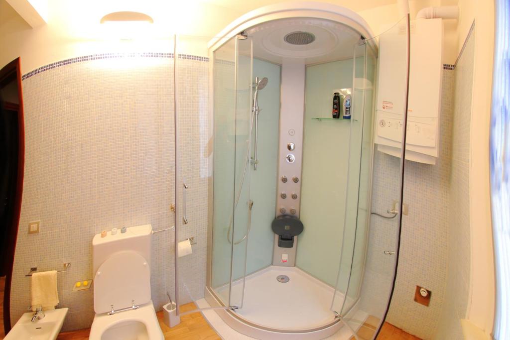 Kúpeľňa v ubytovaní BB il Castello di Vetro