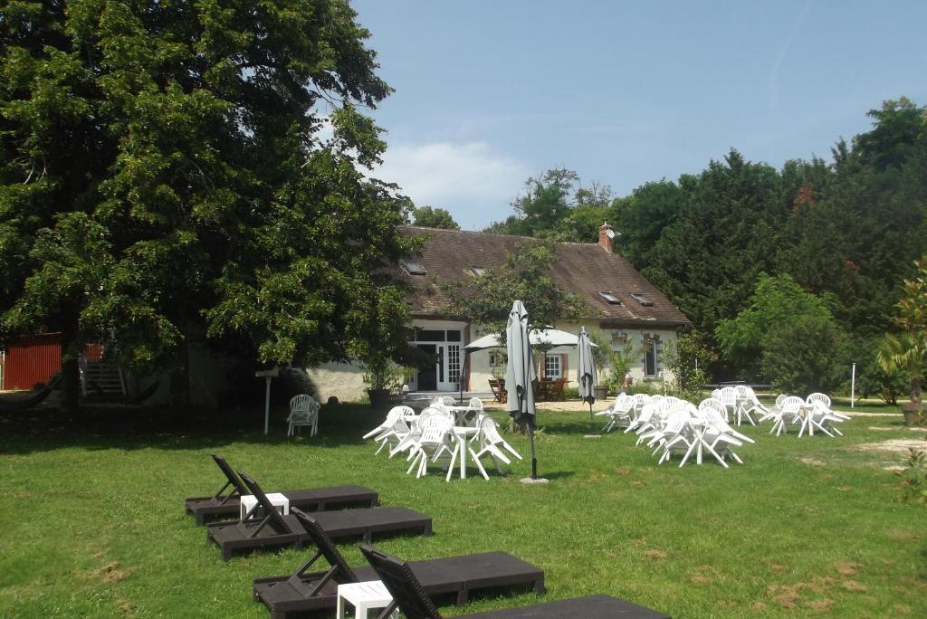 Zahrada ubytování Le Domaine de JAUGY