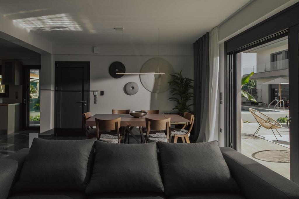 Posezení v ubytování YaMa Villas