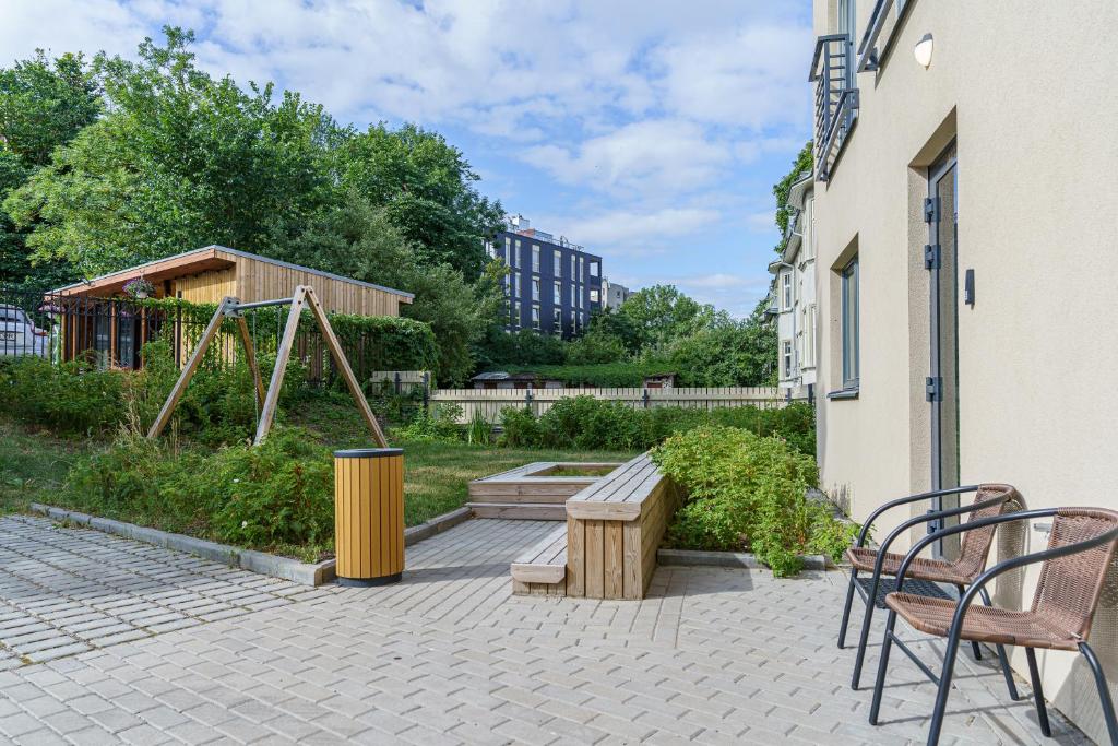 Zahrada ubytování Apartments near Old Town