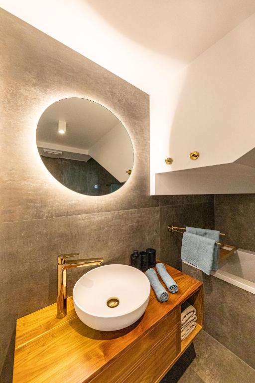 Kúpeľňa v ubytovaní d&v living