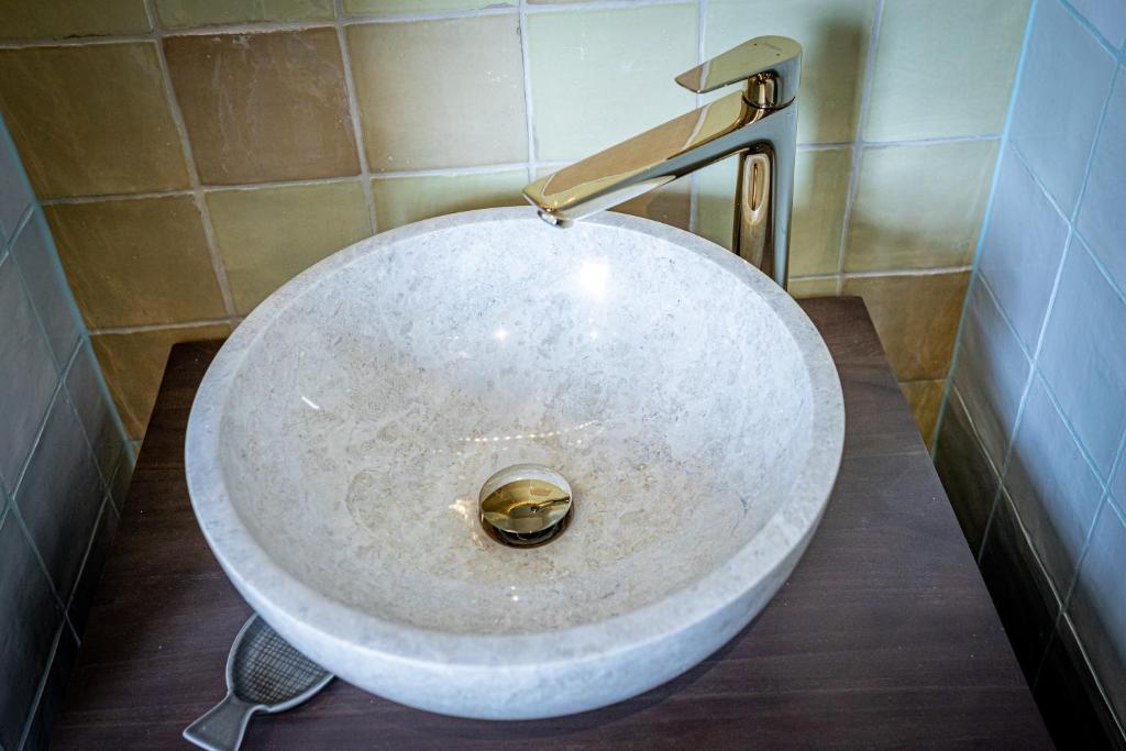 Kúpeľňa v ubytovaní d&v living