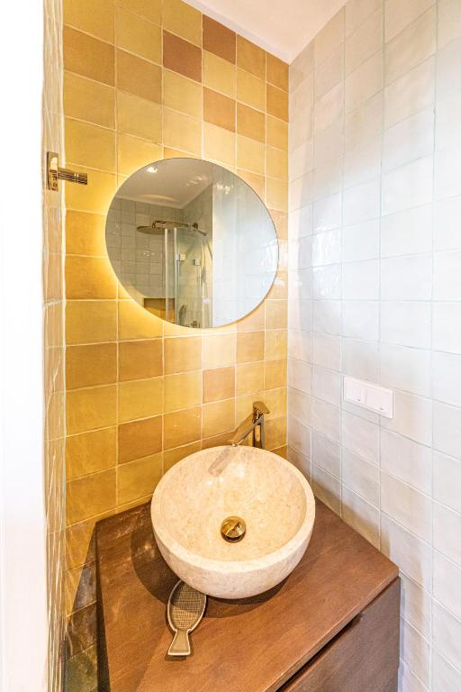 Kúpeľňa v ubytovaní d&v living