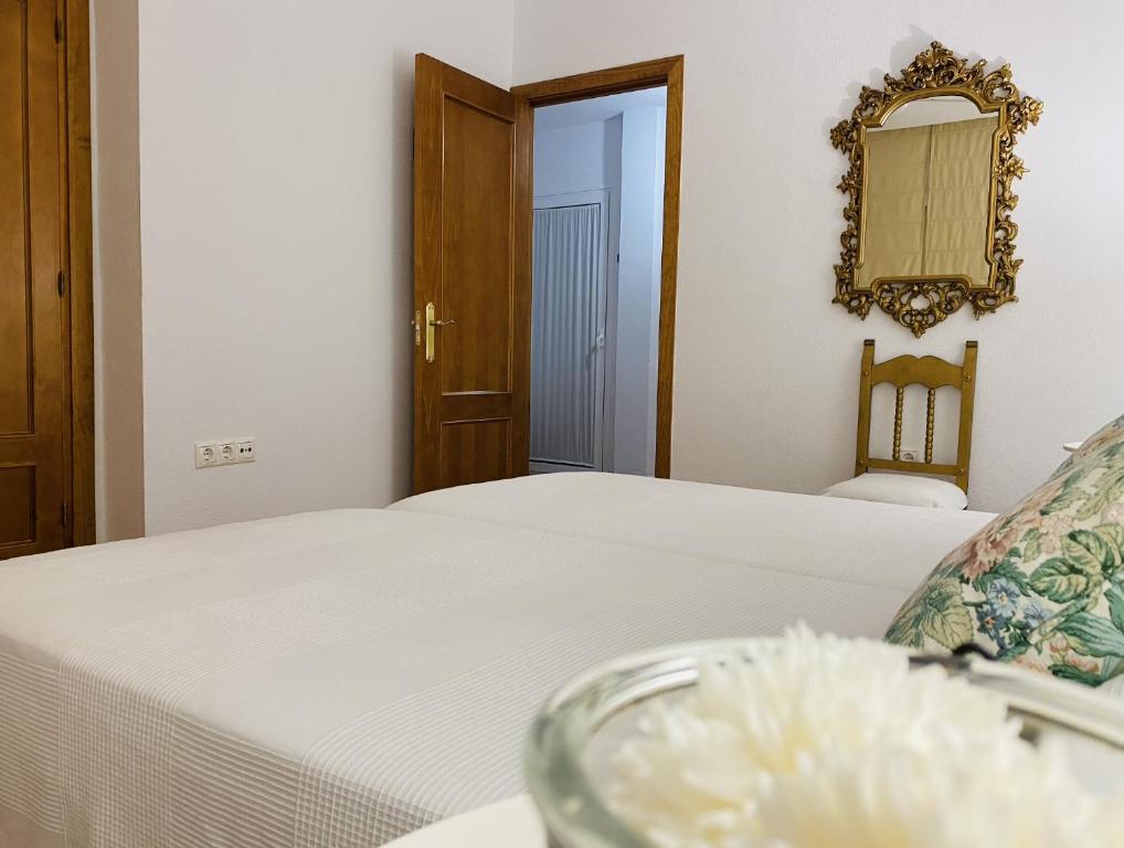 Posteľ alebo postele v izbe v ubytovaní Apartamento Conil Santa Clara