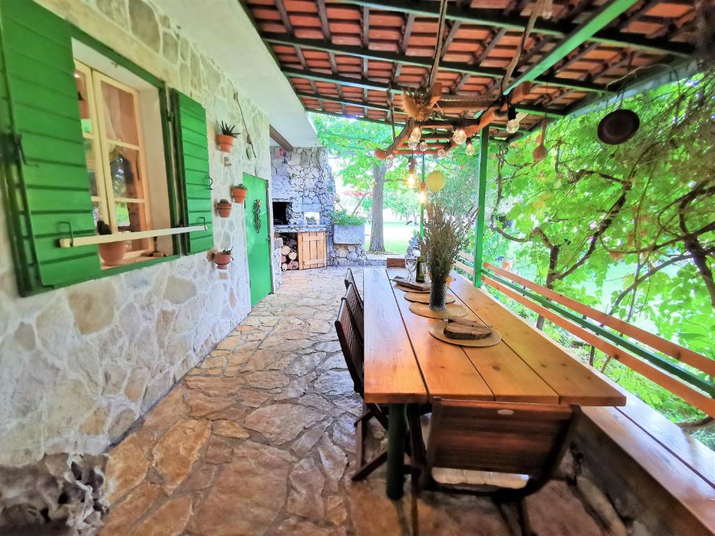 Zahrada ubytování Villa Kućica