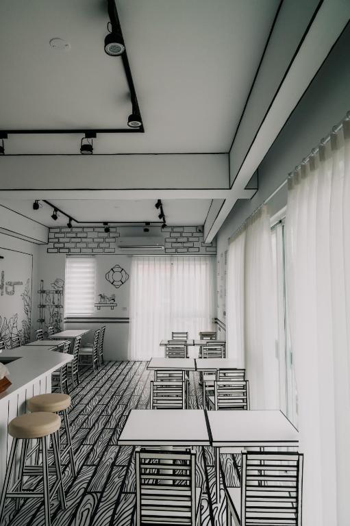 Posezení v ubytování 禾旅宿Ho Hostel 墾丁夢幻島