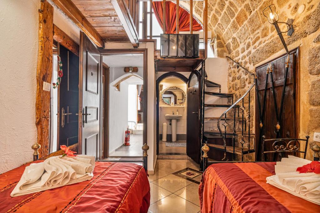 Postel nebo postele na pokoji v ubytování Cava d'Oro