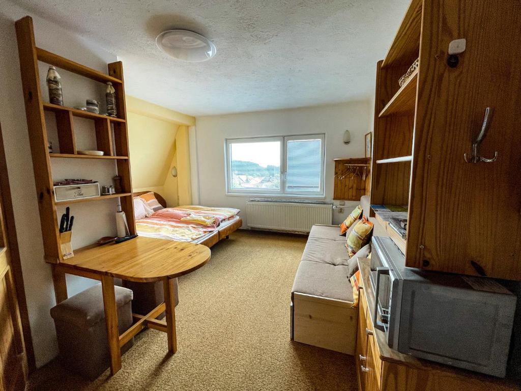 Postel nebo postele na pokoji v ubytování Guest House Privát Štrba