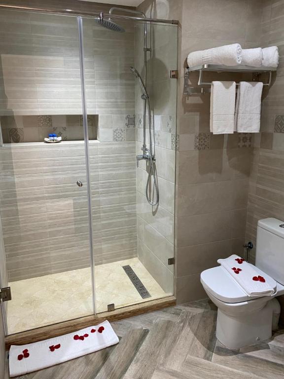 Koupelna v ubytování Golden Beach Appart'hotel