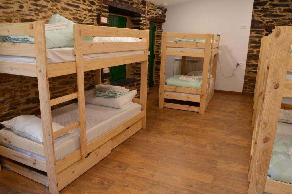 Postel nebo postele na pokoji v ubytování Eco dos Teixos