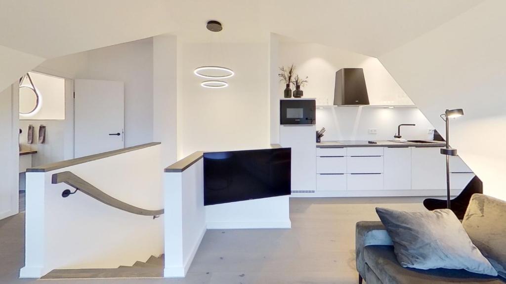 Kuchyň nebo kuchyňský kout v ubytování Haus Kleemann K4