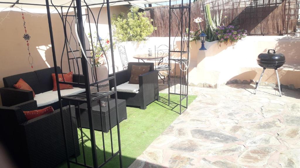 A seating area at El Alfar