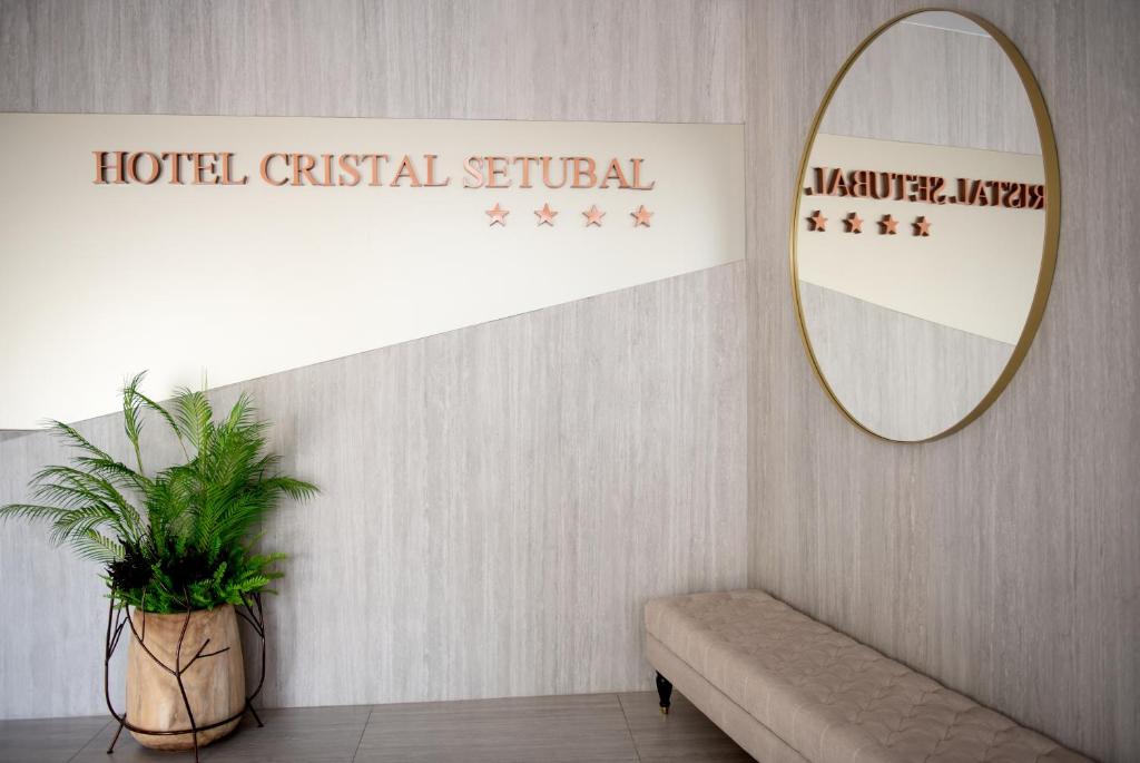 Сертификат, награда, вывеска или другой документ, выставленный в Hotel Cristal Setúbal