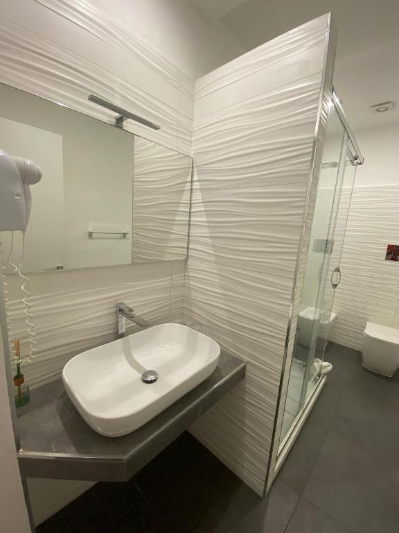 Koupelna v ubytování Amuri Room&Suite