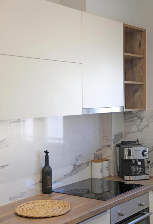 Kuchyň nebo kuchyňský kout v ubytování S & D Apartment