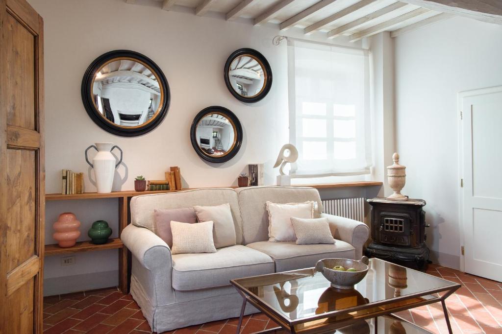 Posezení v ubytování Borgo I Vicelli Adults Only Relais
