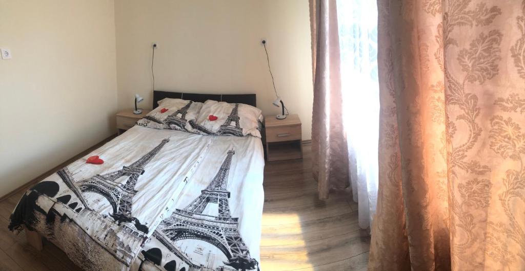 Postel nebo postele na pokoji v ubytování Relax Bogács