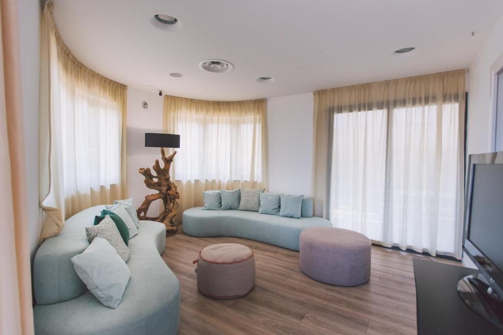 Posezení v ubytování Taormina Palace Hotel