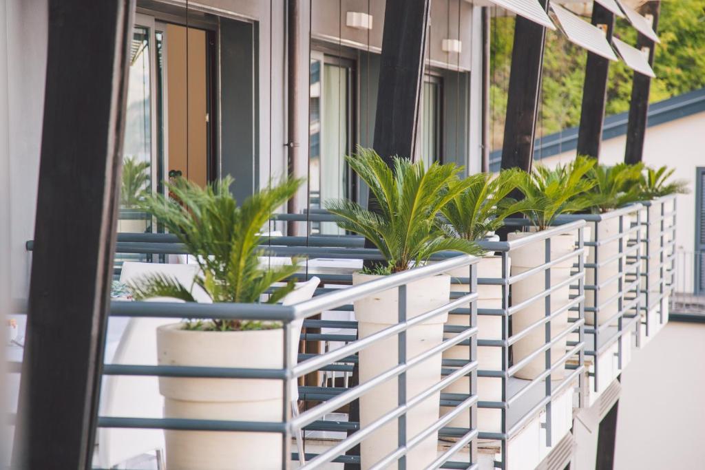 Balkón nebo terasa v ubytování Taormina Palace Hotel