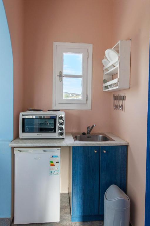 Kuchyň nebo kuchyňský kout v ubytování Guesthouse Perdikouli