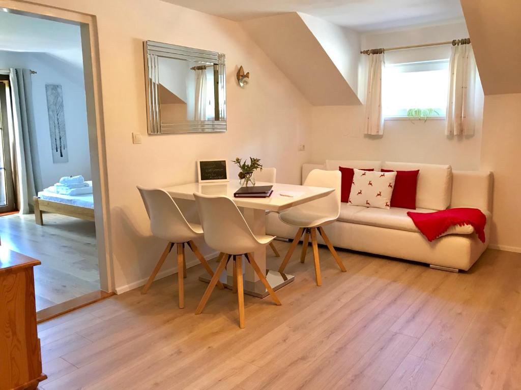 Posezení v ubytování Haus Thomas