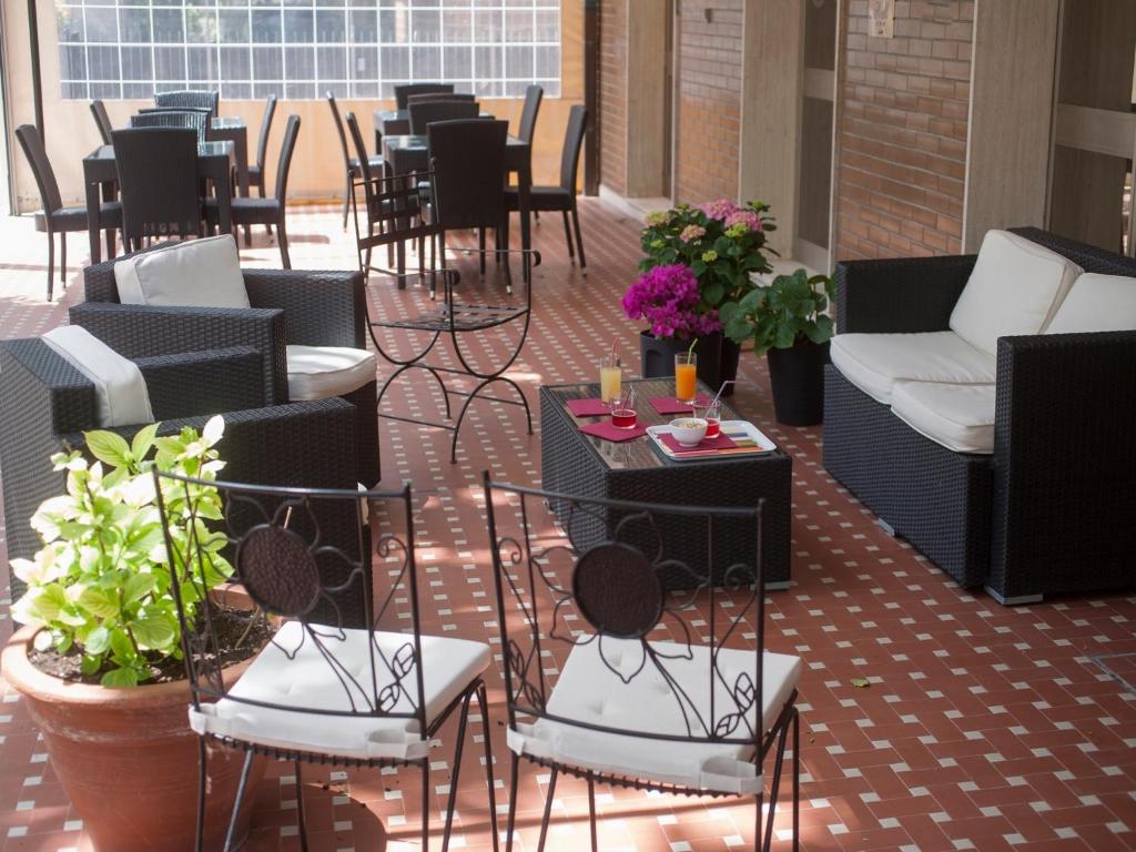 Posezení v ubytování Hotel Manola