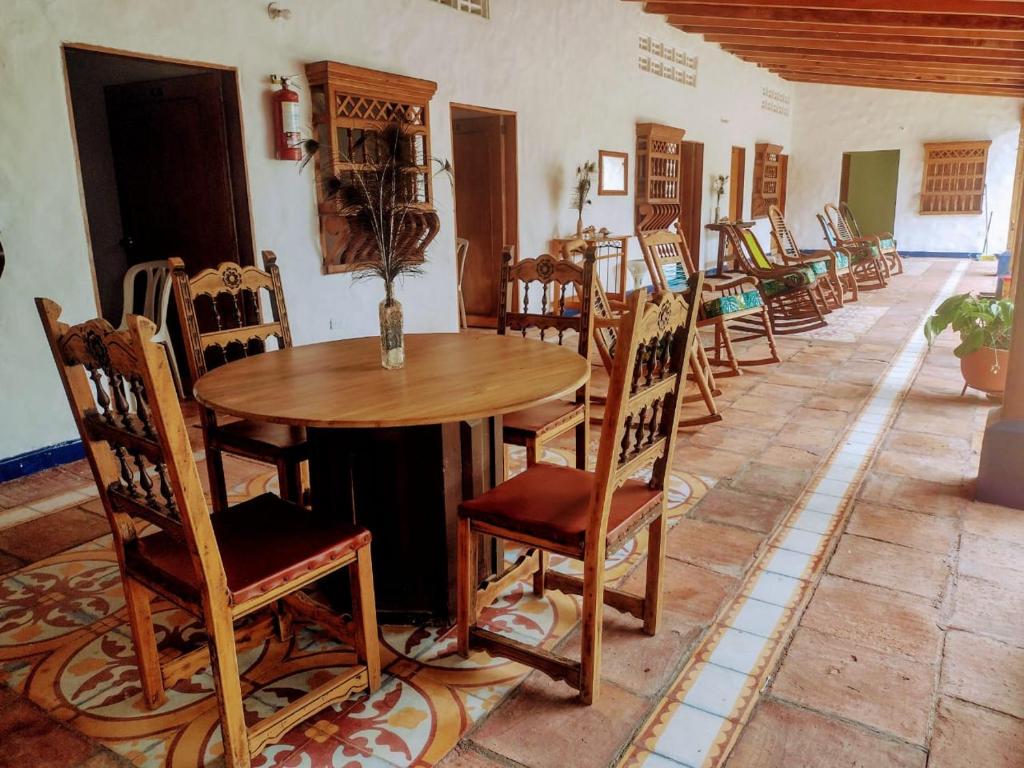 Posezení v ubytování Hotel Refugio Bike