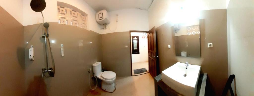 Koupelna v ubytování Dream Hotel