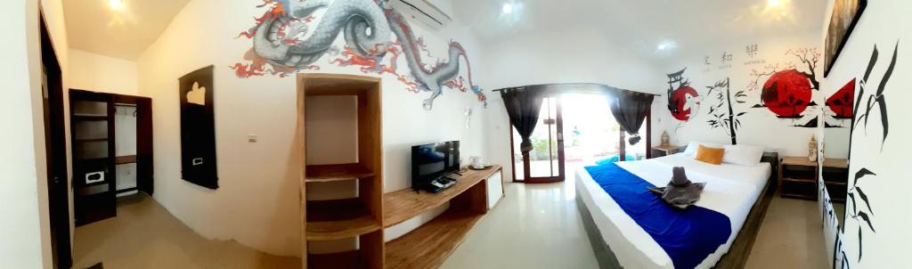 Postel nebo postele na pokoji v ubytování Dream Hotel