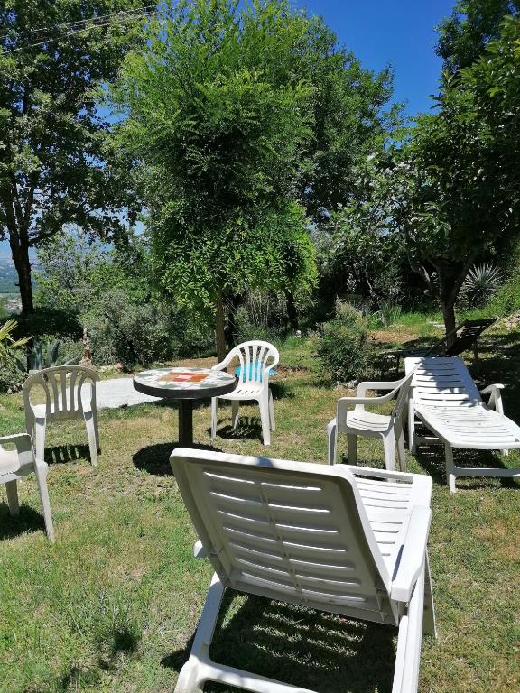 Ogród w obiekcie B&b Fabra Casa Mia e non solo