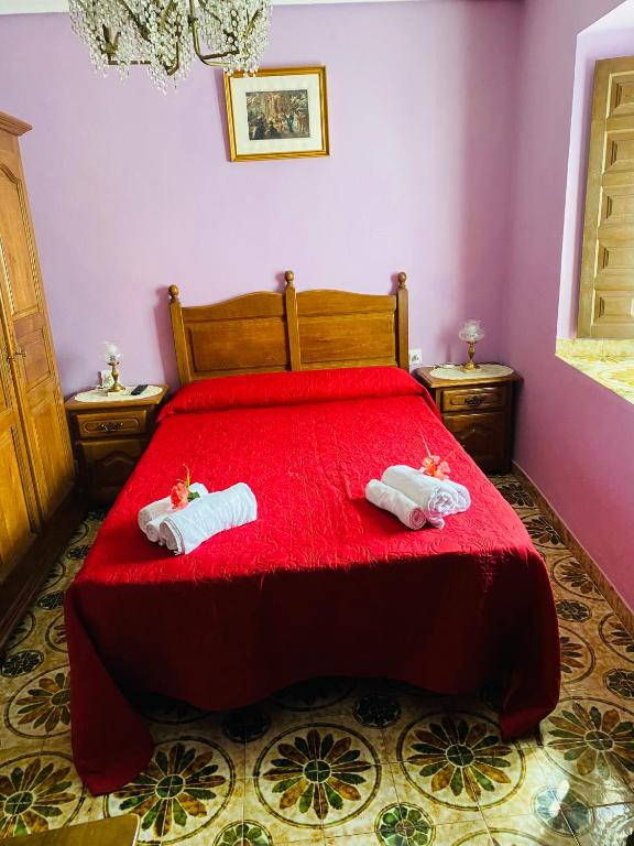 Postel nebo postele na pokoji v ubytování La torrevia2