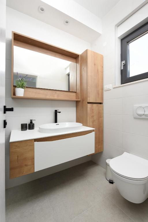 Kúpeľňa v ubytovaní Villa Pjaula