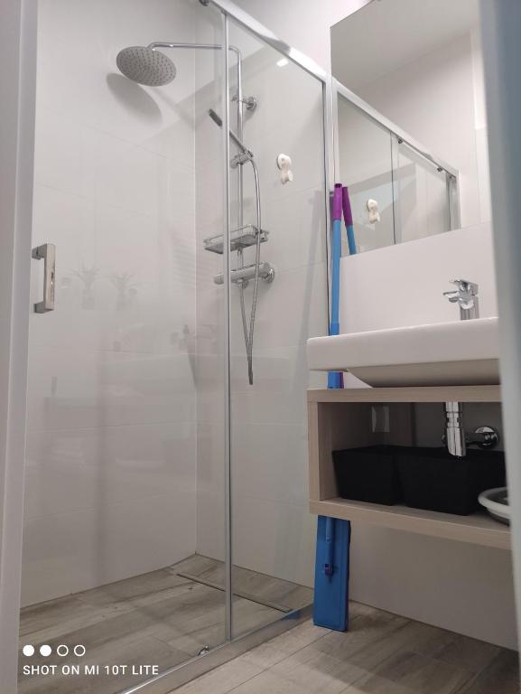 Kúpeľňa v ubytovaní Apartament Tęcza