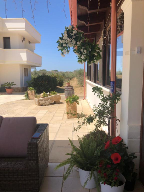 Balkón nebo terasa v ubytování Agriturismo La Crianza