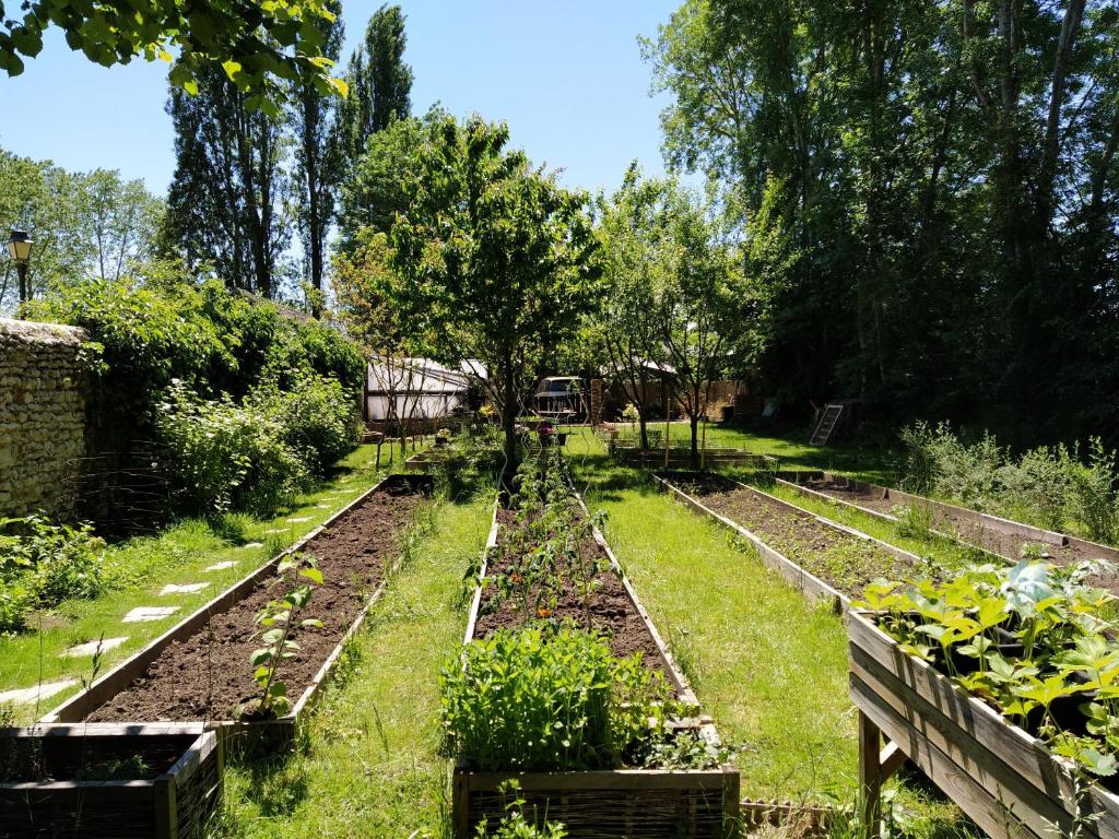 Zahrada ubytování L'Orée de Giverny