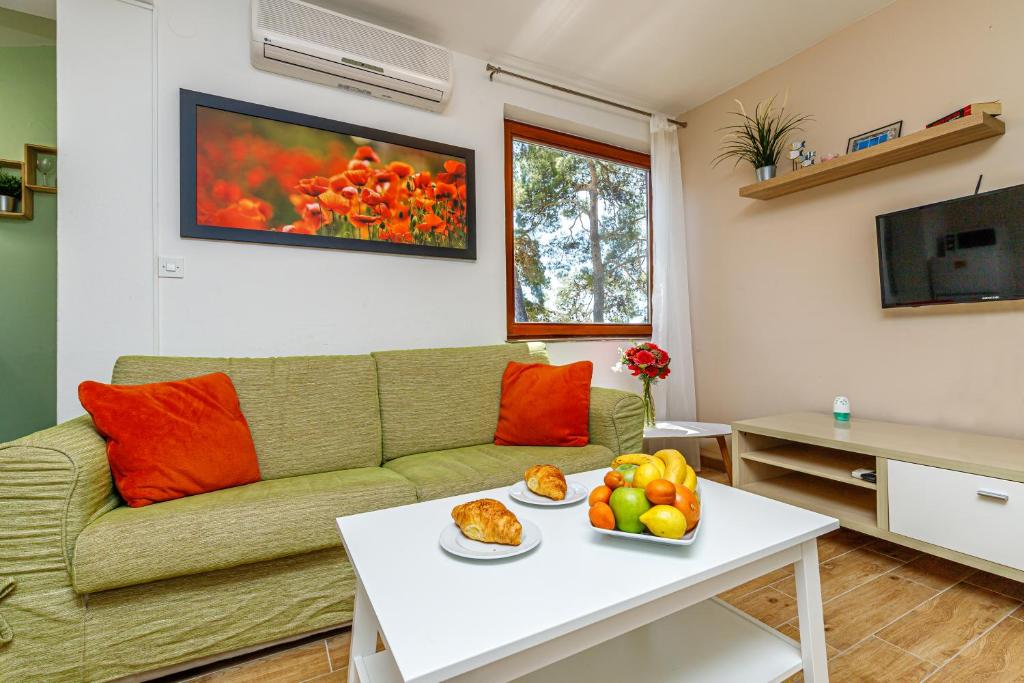 Posezení v ubytování Al Mare Apartments