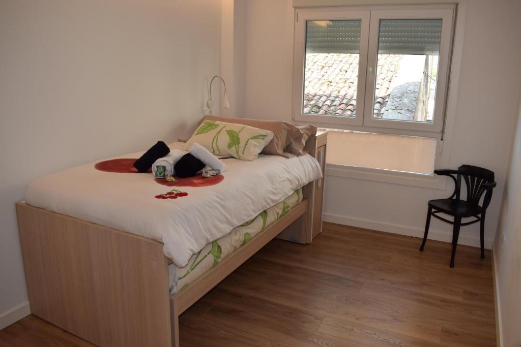 Posteľ alebo postele v izbe v ubytovaní Nuevo apartamento céntrico junto al mar