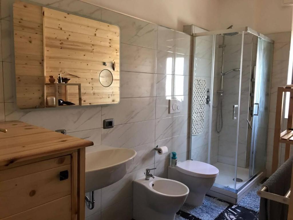 Koupelna v ubytování Light Home