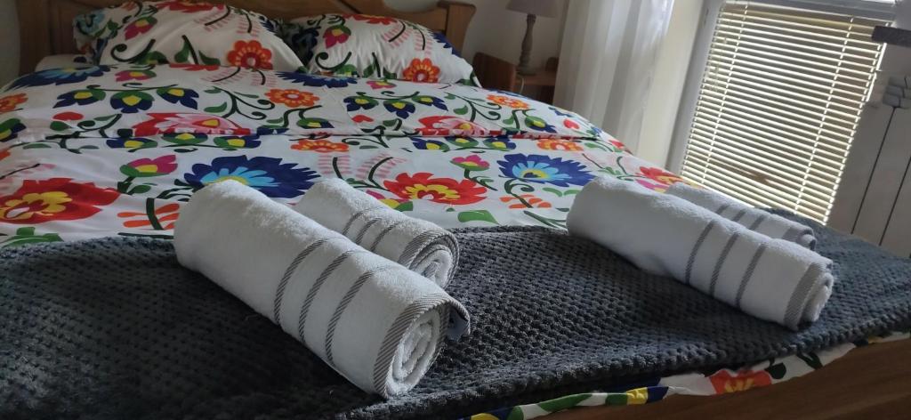Posteľ alebo postele v izbe v ubytovaní 17 WIDOK