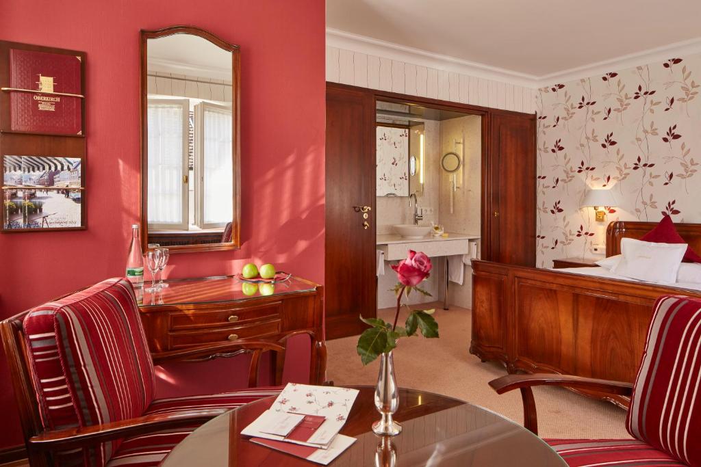 Posezení v ubytování Boutiquehotel Oberkirch im Zentrum