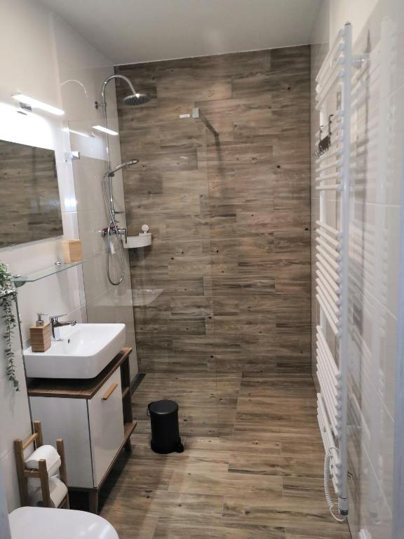 Koupelna v ubytování Znojmo apartmány
