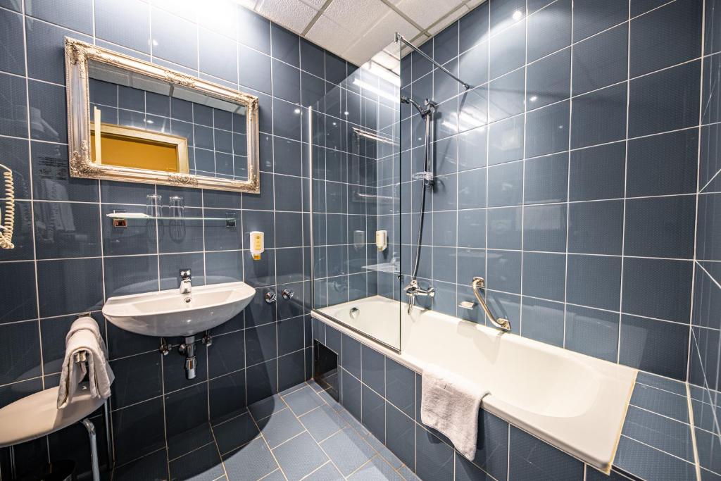 Kúpeľňa v ubytovaní Motel Zeltweg - Self-Check-in