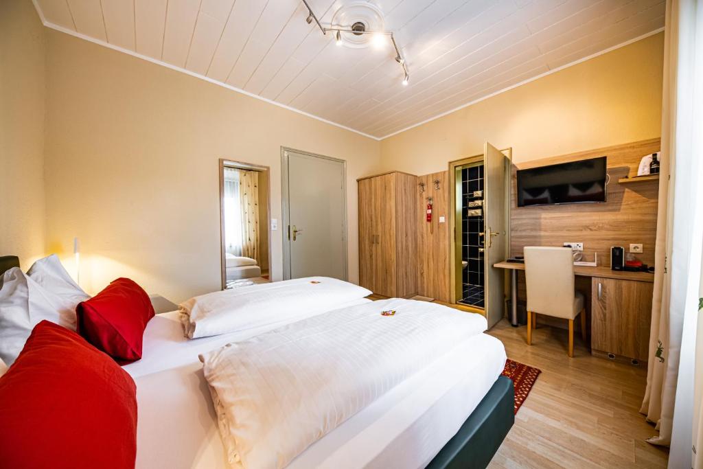 Posteľ alebo postele v izbe v ubytovaní Motel Zeltweg - Self-Check-in
