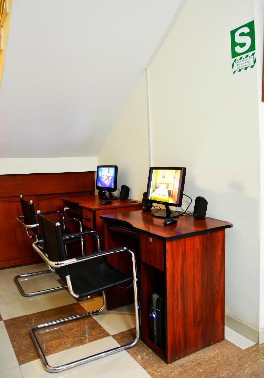 TV a/nebo společenská místnost v ubytování Hotel Sol del Sur