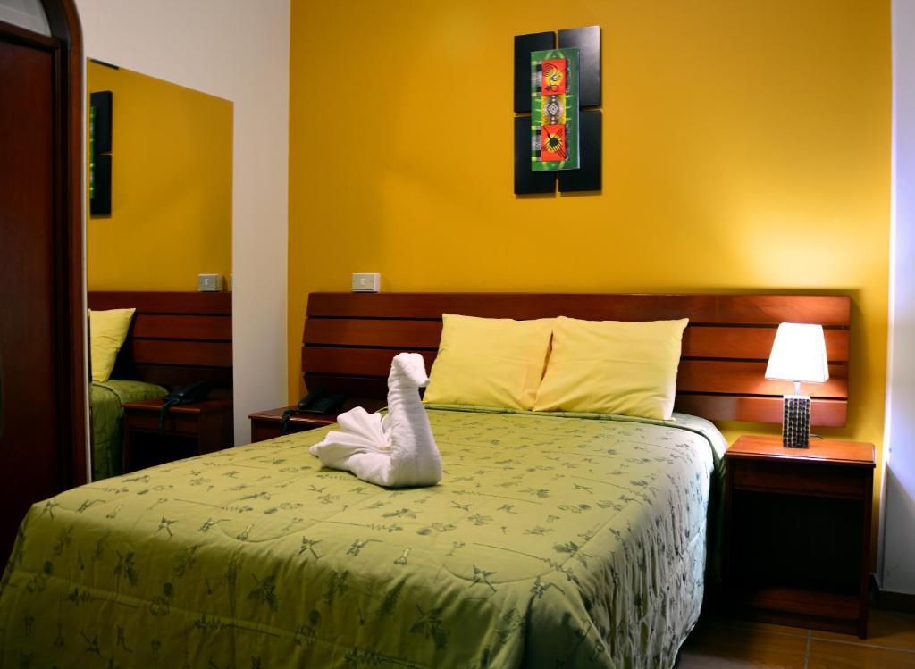 Postel nebo postele na pokoji v ubytování Hotel Sol del Sur