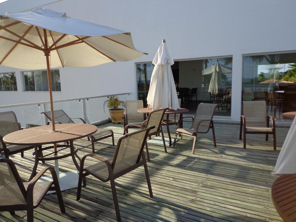 Balkón nebo terasa v ubytování Hotel Abrolhos